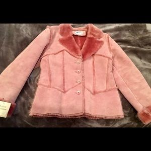 New Pink Suede Jacket